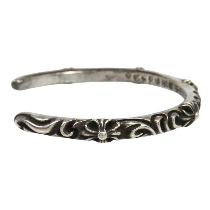 CHROME HEARTS 
CH BANGLE SBT Silver Engraved 1998 
SBT Band Bangle