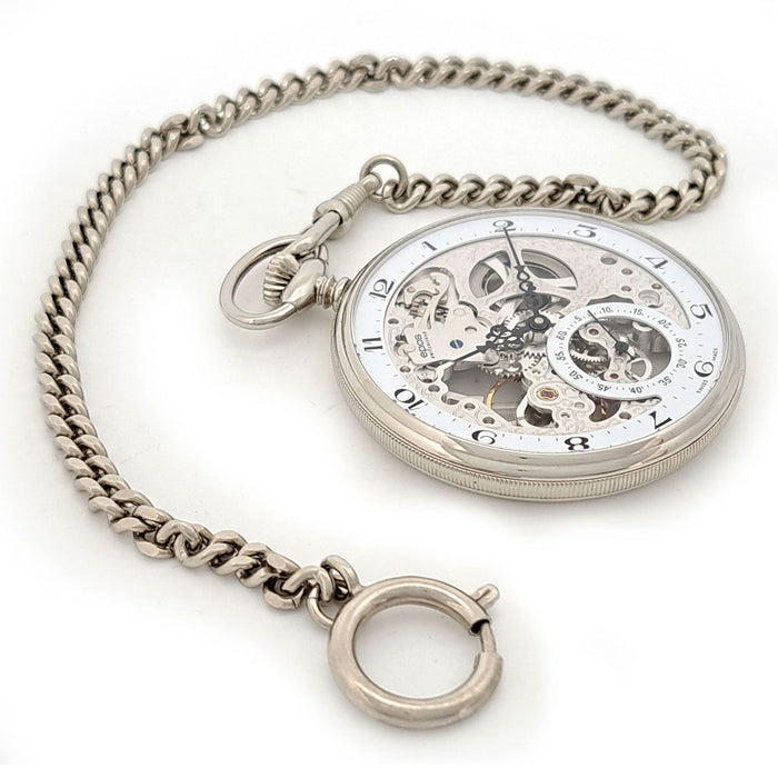 EPOS 
Skeleton pocket watch