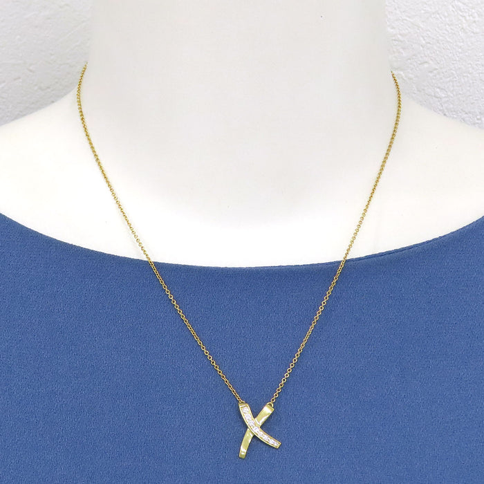 TIFFANY&Co. 
キス ダイヤモンド ネックレス