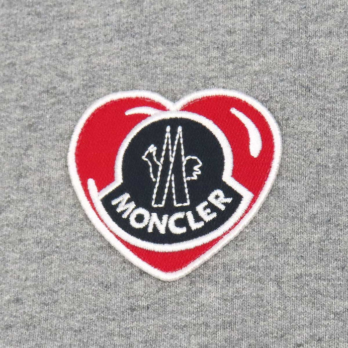 MONCLER 
24年製 HOODIE ZIP UP ハート ワッペン スウェット フード コットン 
HOODIE ロゴ エンブロイダリー フーディー