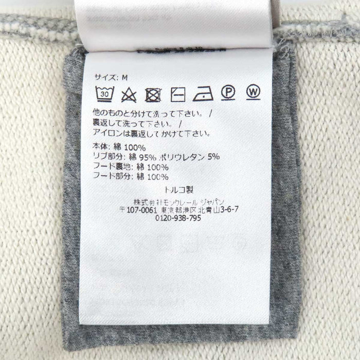 MONCLER 
24年製 HOODIE ZIP UP ハート ワッペン スウェット フード コットン 
HOODIE ロゴ エンブロイダリー フーディー