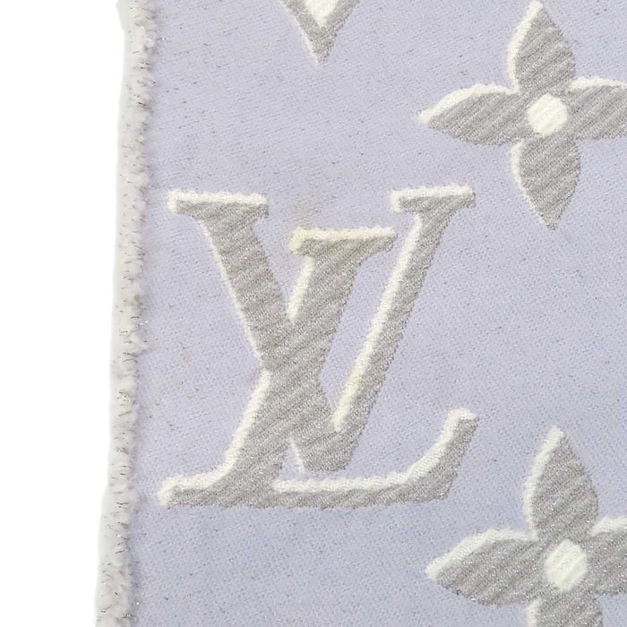LOUIS VUITTON 
LV ロゴ ウール フリンジ 
LV エセンシャル シャイン マフラー 
モノグラム