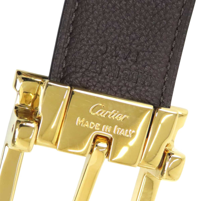 CARTIER 
ロゴ リバーシブル レザー 
C アロンジェ ベルト