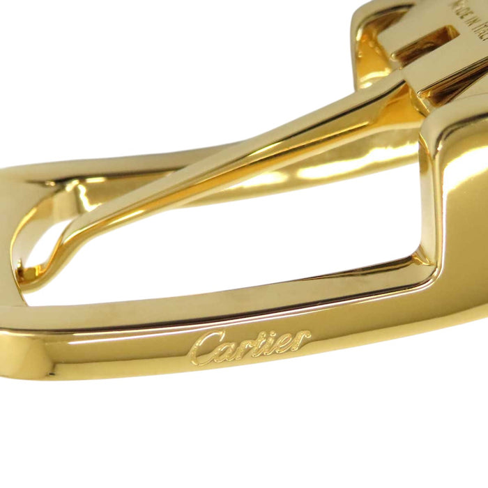 CARTIER 
ロゴ リバーシブル レザー 
C アロンジェ ベルト