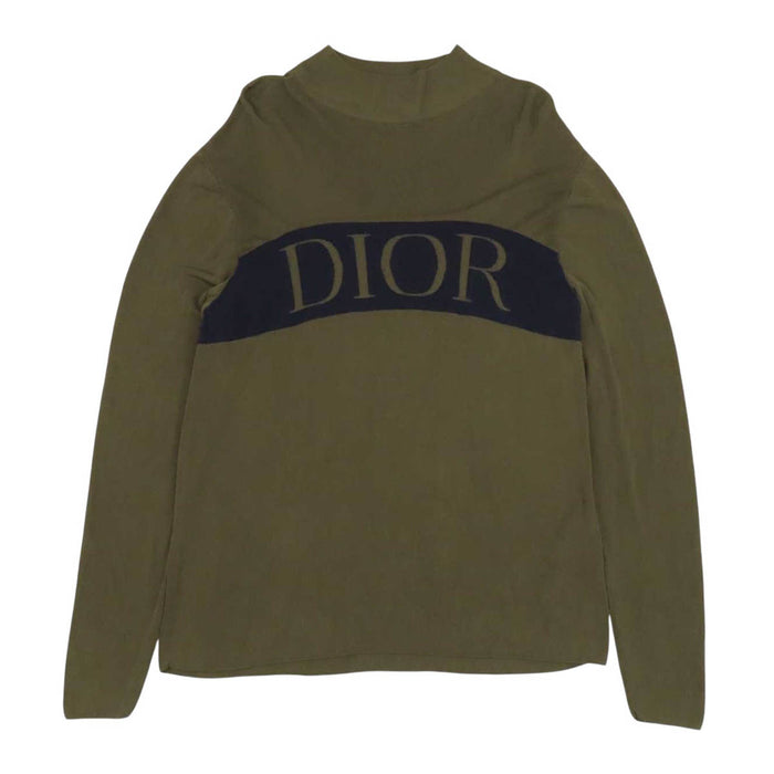 Dior 
カシミヤ 
フロントロゴ ハイネック ニット