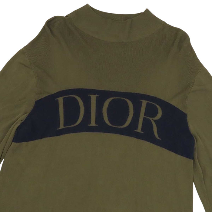 Dior 
カシミヤ 
フロントロゴ ハイネック ニット