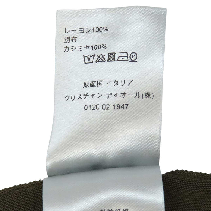 Dior 
カシミヤ 
フロントロゴ ハイネック ニット
