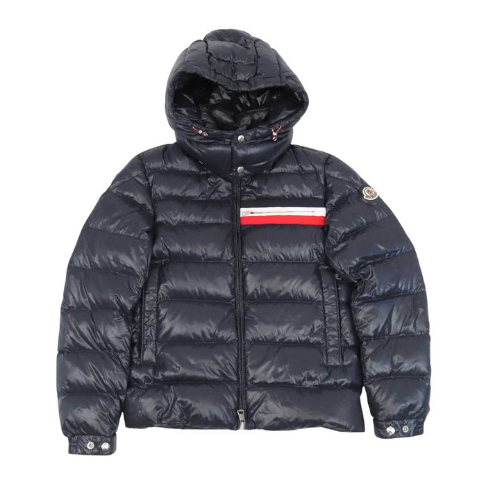 MONCLER 
ロゴ ワッペン フード ダブルジップ ナイロン 
MOUNIER ダウンジャケット