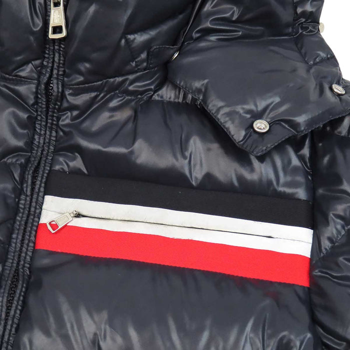 MONCLER 
ロゴ ワッペン フード ダブルジップ ナイロン 
MOUNIER ダウンジャケット