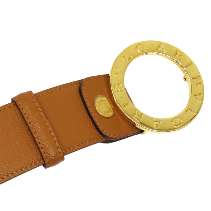 BVLGARI 
Circle logo leather gold-tone hardware 
Bvlgari Bvlgari belt