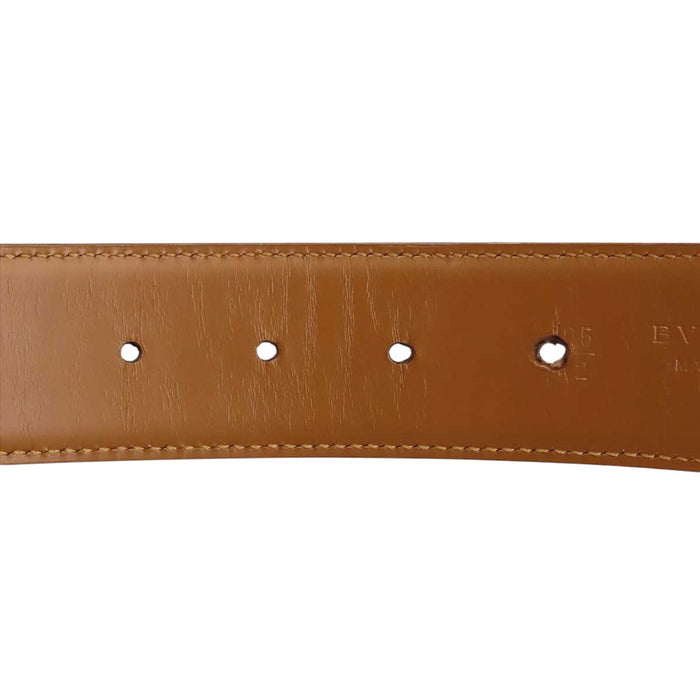BVLGARI 
Circle logo leather gold-tone hardware 
Bvlgari Bvlgari belt