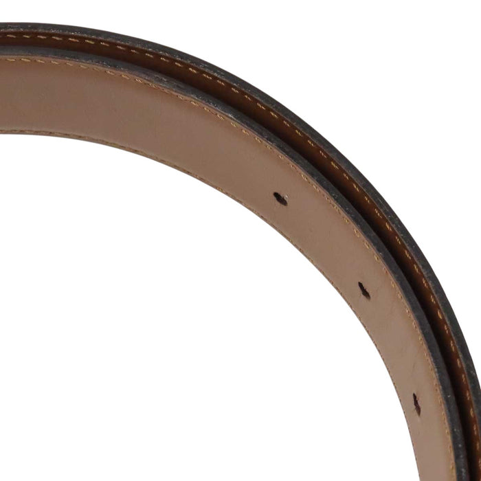 BVLGARI 
Circle logo leather gold-tone hardware 
Bvlgari Bvlgari belt