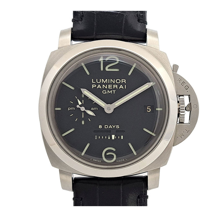 OFFICINE PANERAI 
ルミノール 1950 8デイズ GMT 
箱ギャラ付