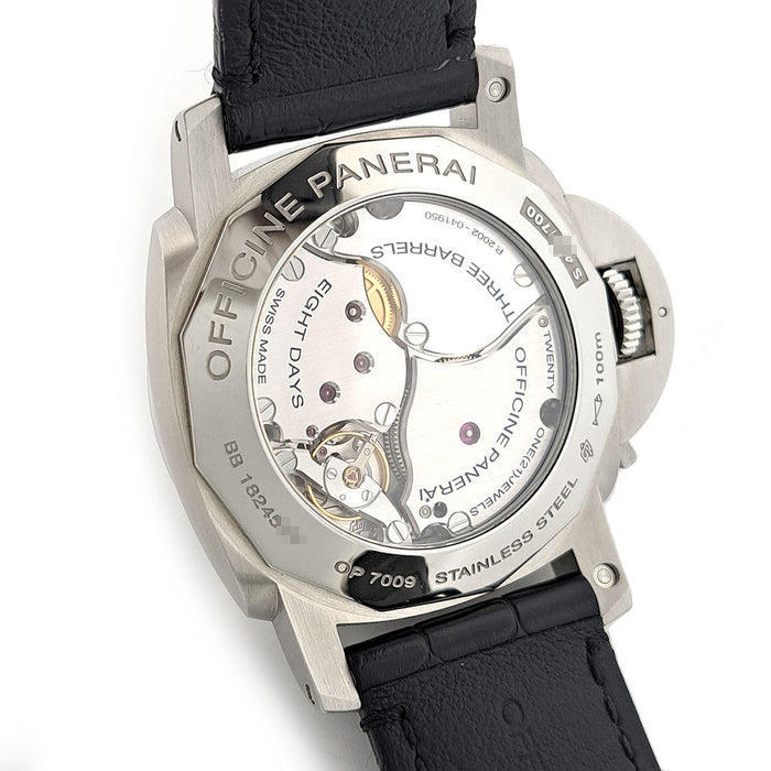 OFFICINE PANERAI 
ルミノール 1950 8デイズ GMT 
箱ギャラ付