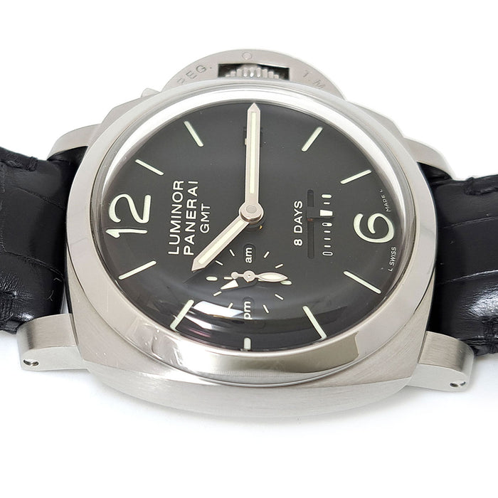 OFFICINE PANERAI 
ルミノール 1950 8デイズ GMT 
箱ギャラ付