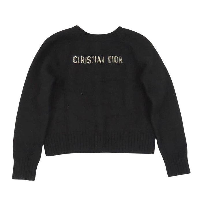 Dior 
クルーネック 
バックロゴ カシミヤ ニット