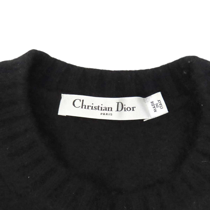 Dior 
クルーネック 
バックロゴ カシミヤ ニット