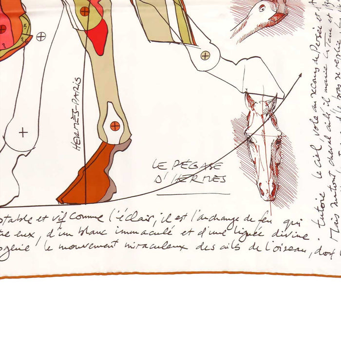 HERMES 
Carré 140 silk 
Carré Géant LE PEGASE D HERMES The Pegasus of Hermès
