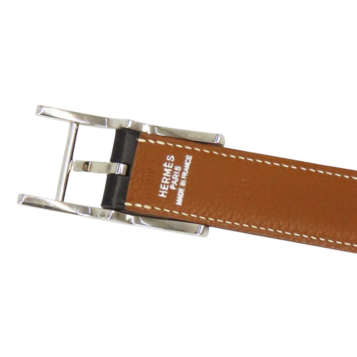 HERMES 
26MM □G刻印 レザー 
カンタン リバーシブル ベルト
