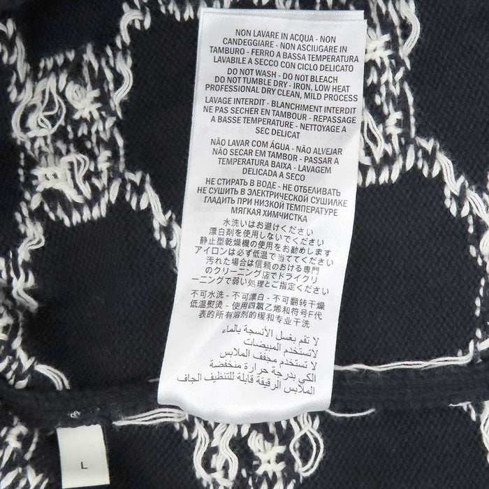 GUCCI 
ロゴ クルーネック 
GG ストライプ コットン ニット