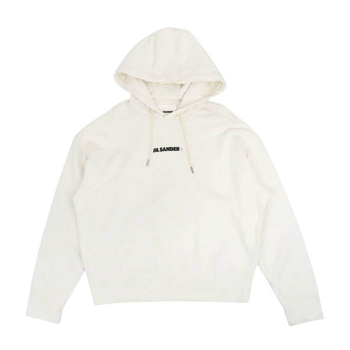JIL SANDER 
コットン スウェット 
ロゴ プリント フーディ