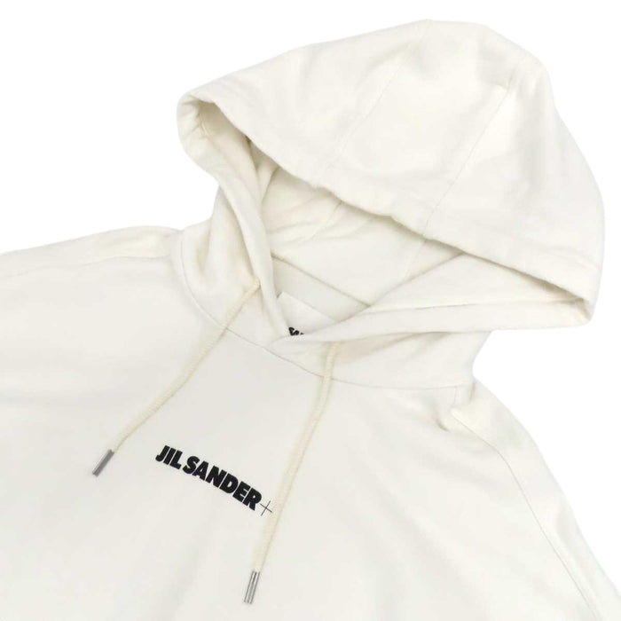 JIL SANDER 
コットン スウェット 
ロゴ プリント フーディ