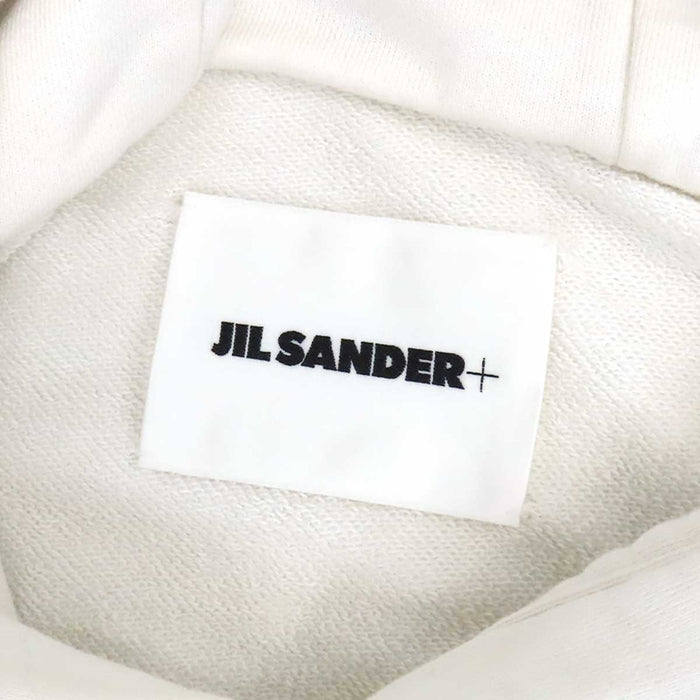 JIL SANDER 
コットン スウェット 
ロゴ プリント フーディ