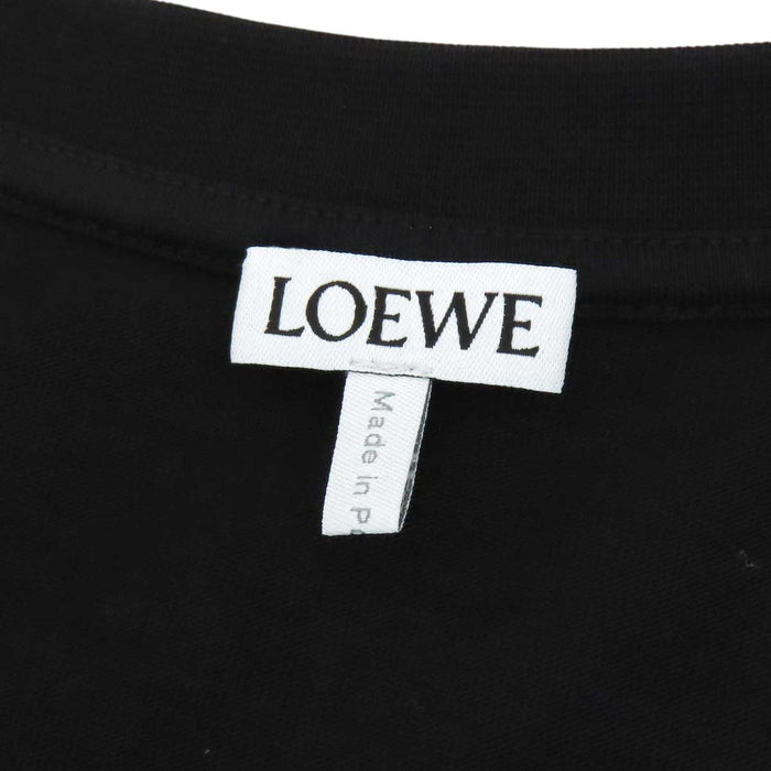 LOEWE 
刺繍 コットン クルーネック 
ロゴ エンブロイダリー Tシャツ