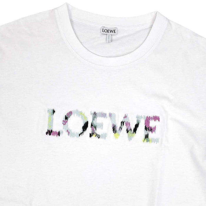 LOEWE 
コットン クルーネック 
ロゴ Tシャツ