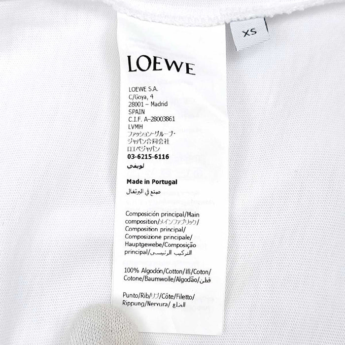 LOEWE 
コットン クルーネック 
ロゴ Tシャツ