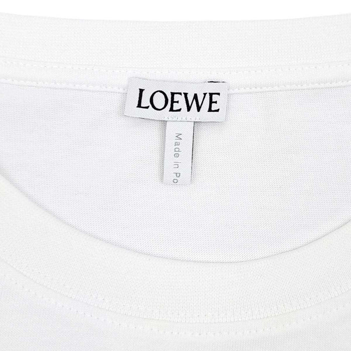 LOEWE 
ロゴ 刺繍 コットン 
アナグラム レギュラーフィット Tシャツ