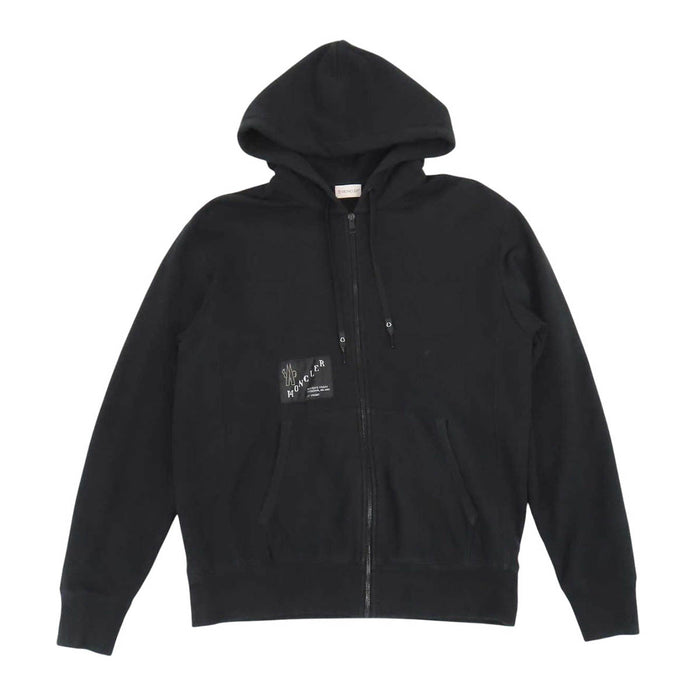 MONCLER 
Hiroshi Fujiwara collaboration FRGMT Maglia logo-embroidered hooded sweatshirt 
Fragment MAGLIA hoodie 
Moncler Genius