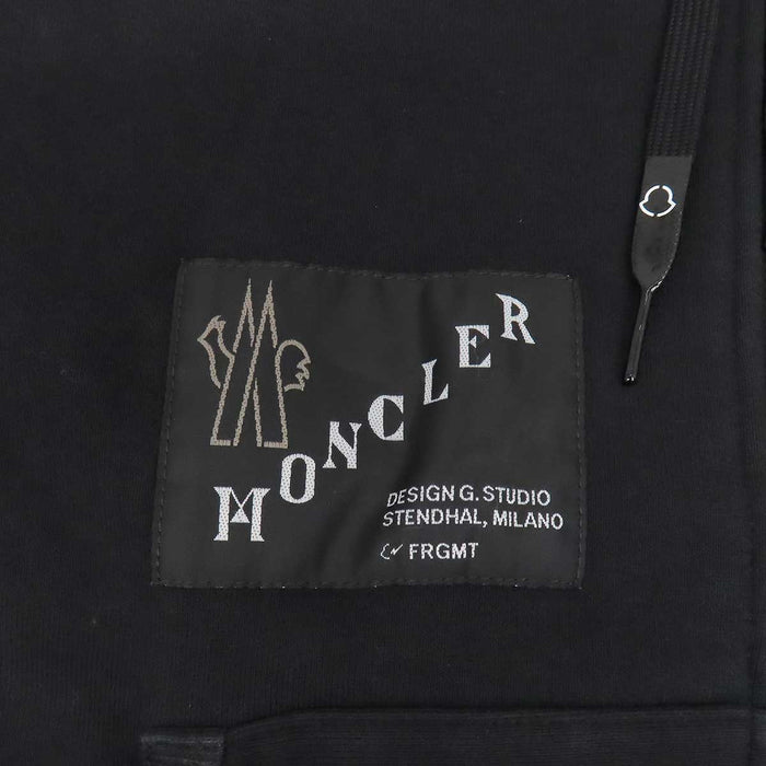 MONCLER 
Hiroshi Fujiwara collaboration FRGMT Maglia logo-embroidered hooded sweatshirt 
Fragment MAGLIA hoodie 
Moncler Genius
