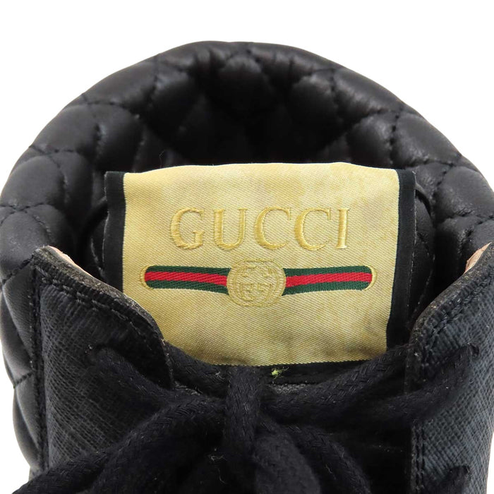GUCCI 
ロゴ レザー キルティング ハイヒール レースアップ 
GGスプリーム レースアップ アンクルブーツ