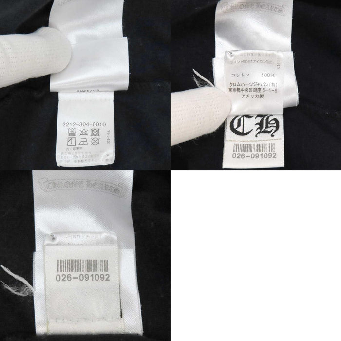 CHROME HEARTS 
CH T-SHRT 1 NECK LOGO スクロールラベル コットン 
ネック ロゴ プリント Tシャツ