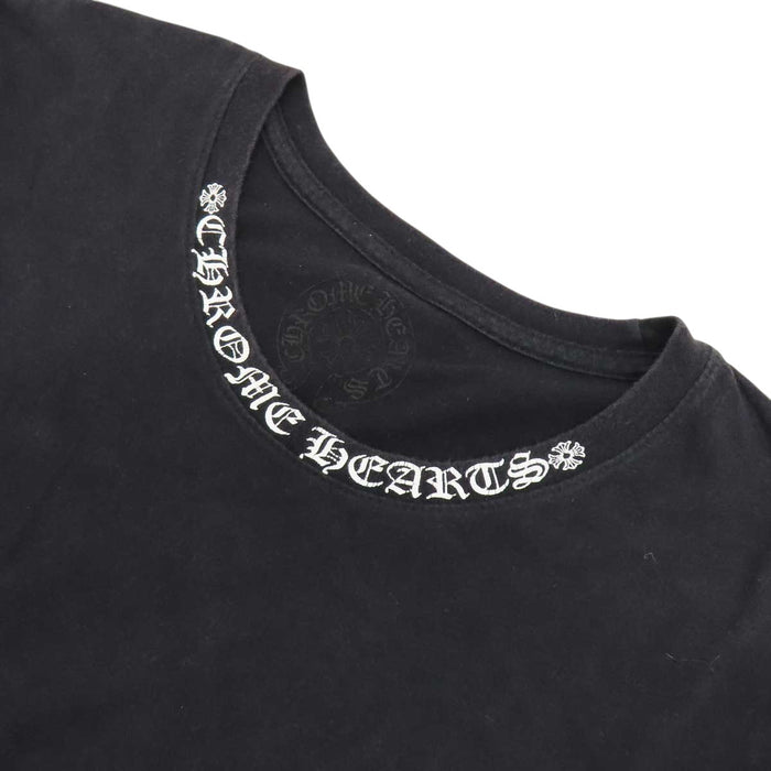 CHROME HEARTS 
CH T-SHRT 1 NECK LOGO スクロールラベル コットン 
ネック ロゴ プリント Tシャツ