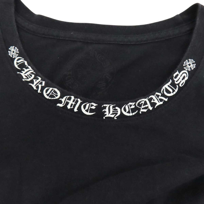 CHROME HEARTS 
CH T-SHRT 1 NECK LOGO スクロールラベル コットン 
ネック ロゴ プリント Tシャツ