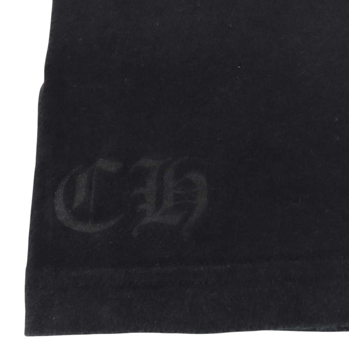 CHROME HEARTS 
CH T-SHRT 1 NECK LOGO スクロールラベル コットン 
ネック ロゴ プリント Tシャツ