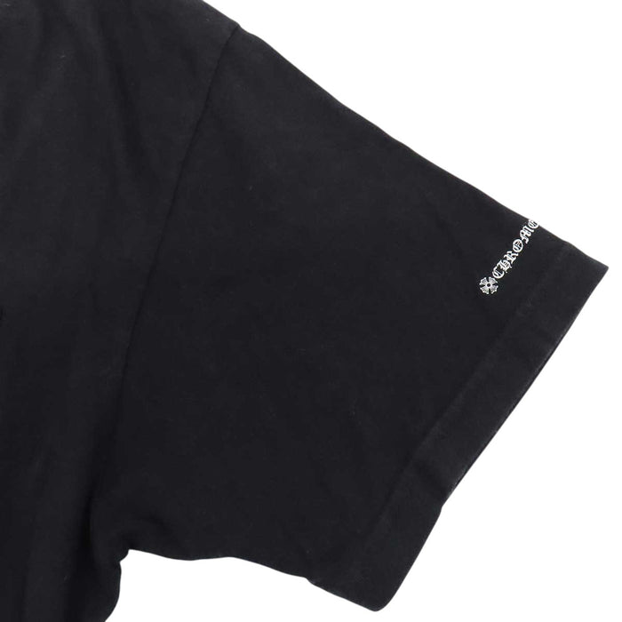 CHROME HEARTS 
CH T-SHRT 1 NECK LOGO スクロールラベル コットン 
ネック ロゴ プリント Tシャツ