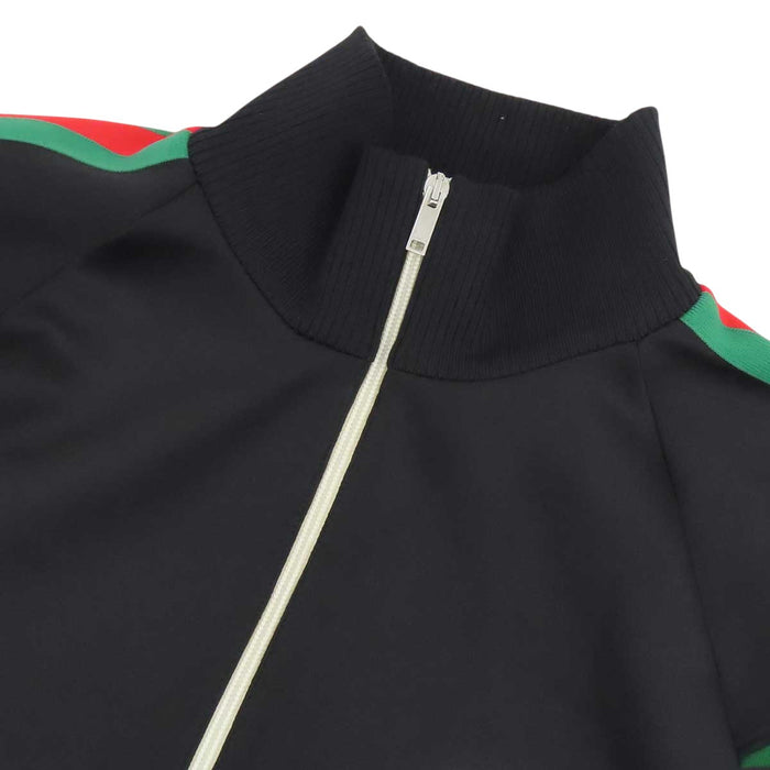 GUCCI 
インターロッキングG ロゴ ネオプレン 
ウェブストライプ トラックジャケット