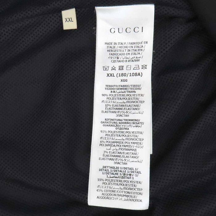 GUCCI 
インターロッキングG ロゴ ネオプレン 
ウェブストライプ トラックジャケット