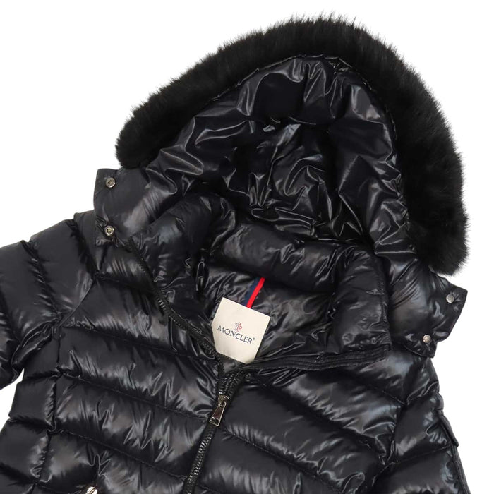 MONCLER 
ワッペン フード ファー ナイロン 
738-1 AW A