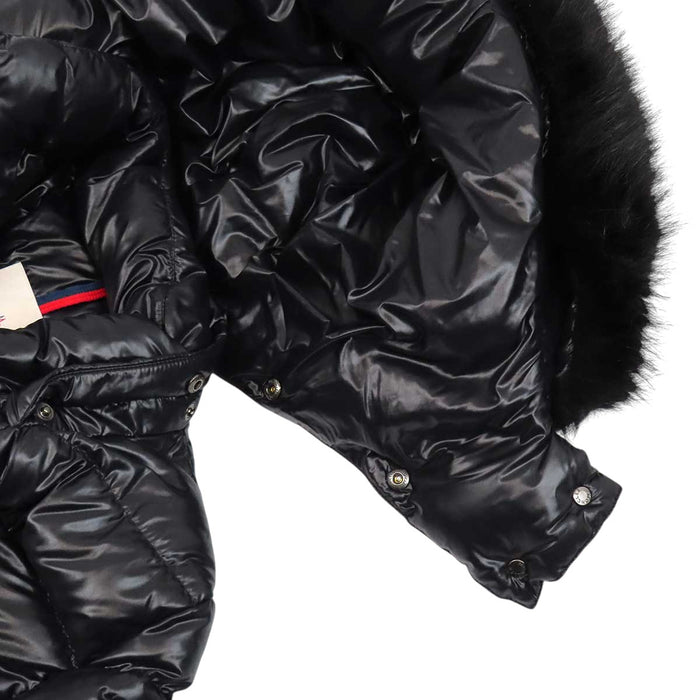 MONCLER 
ワッペン フード ファー ナイロン 
738-1 AW A