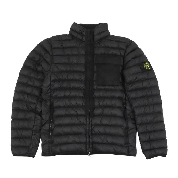 STONE ISLAND 
Stone Island ロゴ ワッペン ダブルジップ ハイネック ナイロン 
ダウンジャケット