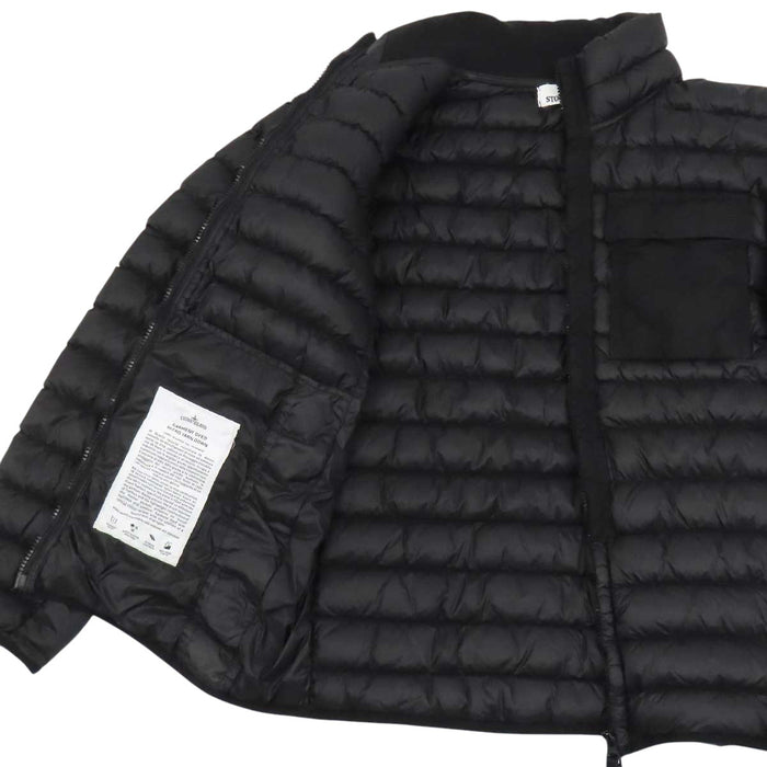 STONE ISLAND 
Stone Island ロゴ ワッペン ダブルジップ ハイネック ナイロン 
ダウンジャケット