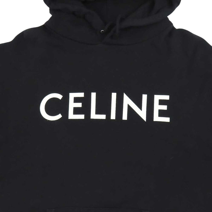 CELINE 
スウェット フーディ 
ロゴ パーカー