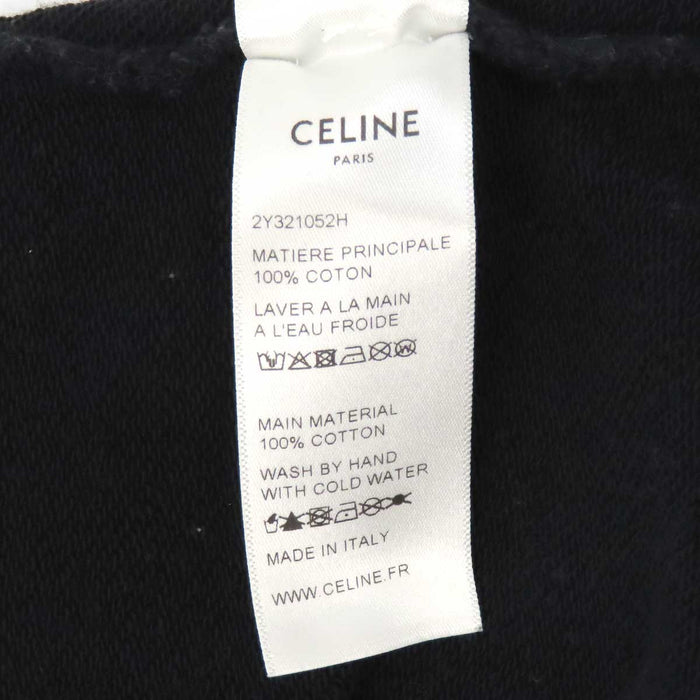 CELINE 
スウェット フーディ 
ロゴ パーカー