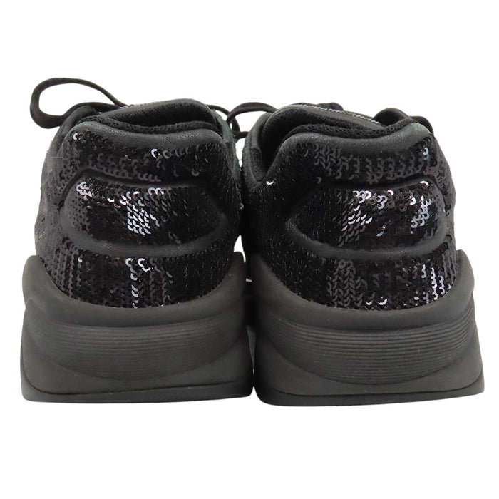 CHANEL 
COCO CC ロゴ ローカット レースアップ 
ココマーク スパンコール スニーカー