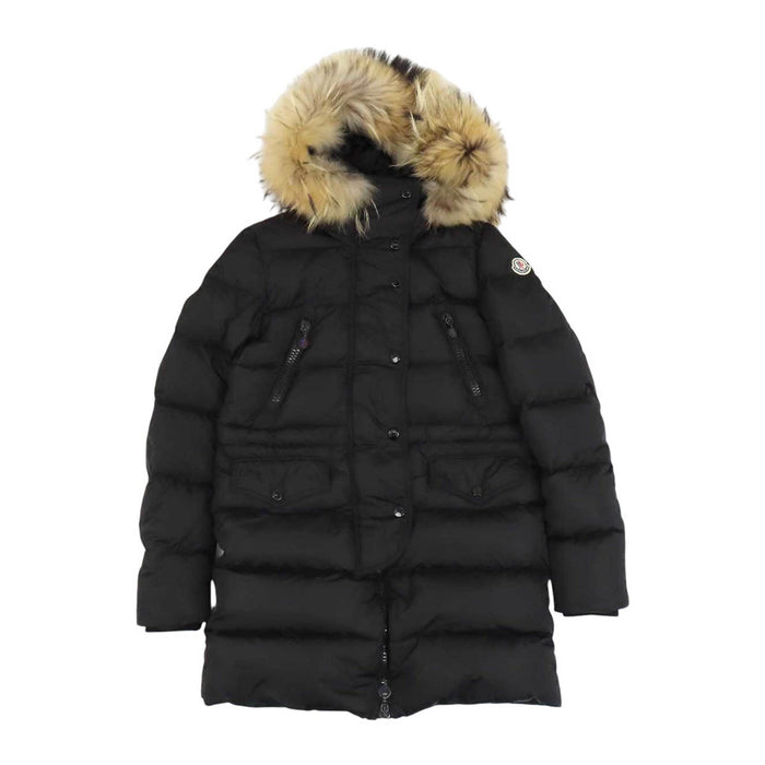 MONCLER 
ロゴ ワッペン フード ファー ナイロン 
FRAGON ダウンコート