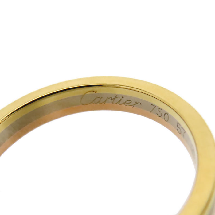 CARTIER 
スリーゴールド ウェディング バンドリング